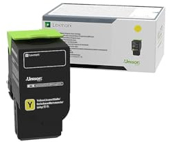 Lexmark 78C0U40 Toner Jaune 7000 Pages