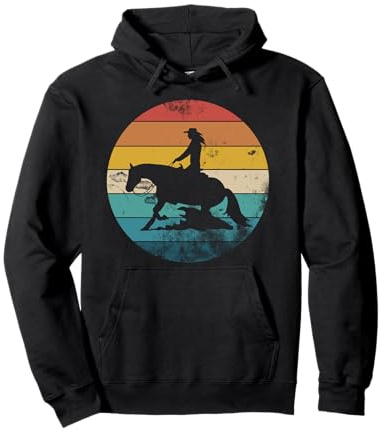 Western Rider Reining Quarter Horse Rutschstopper Pullover Hoodie