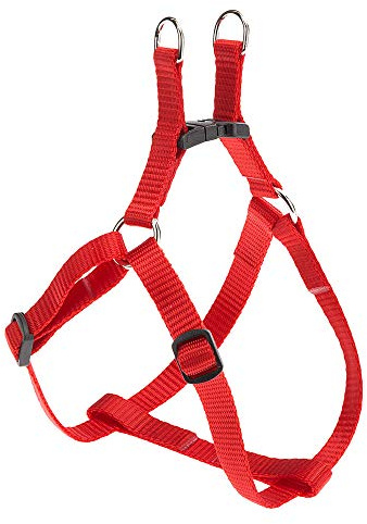 Ferplast Pettorina Cane Taglia Piccola EASY XXS, Pettorina Gatto Regolabile, Facile da Indossare, 28-38 cm. Rosso