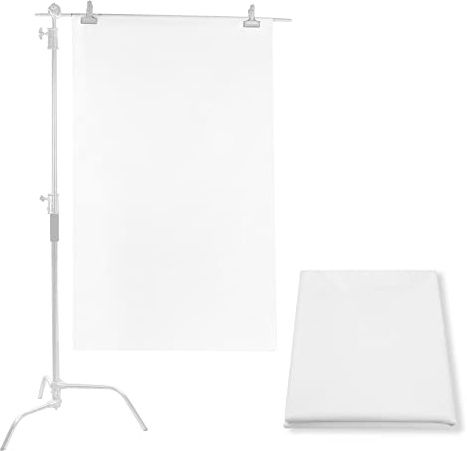 Goshoot 1x1.7M Diffuser Fabric for Soft Box Light, Nylon Silk Diffusion White Seamless Light Modifier Photo Studio Lighting Product Photography Light Tents Portrait | White Seamless Light Modifier Photo Studio Lighting Product Photography Light Tents Portrait
