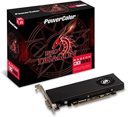 PowerColor Red Dragon AMD Radeon RX 550 4GB GDDR5 Low Profile Graphics Card