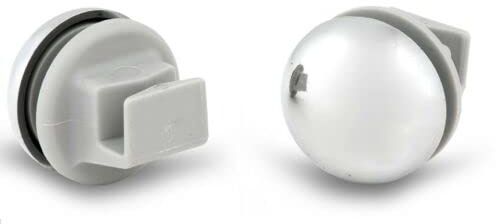 Shower Door Guides Set of Two for Bottom of Shower Enclosure Model COR-2