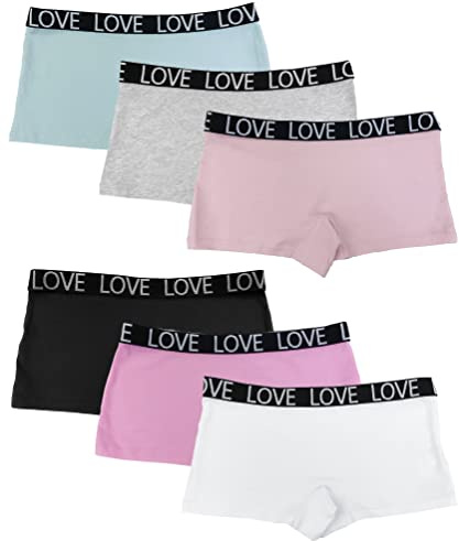 Channo Unterhosen Mädchen 6er Pack Baumwolle Slips – Bequeme Schlüpfer für Kinder, (Praktisch & Hautfreundlich)