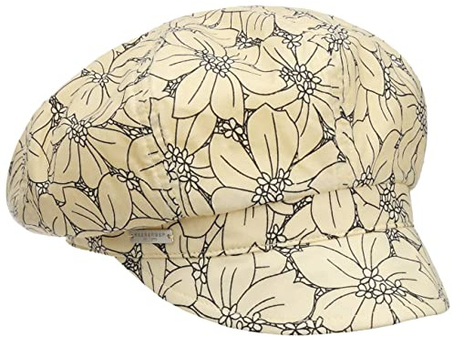 Seeberger Belvonja Flower Ballonmütze Schirmmütze Schildmütze Baumwollcap Damen - mit Schirm, Futter, Futter Sommer Frühling-Sommer - One Size gelb