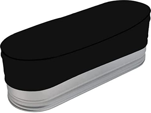 Raxove Piscina ovale, piscina impermeabile per esterni, piscina con serbatoio per piscina a terra con design con coulisse, vasca idromassaggio antipolvere per vasca da bagno (nero)