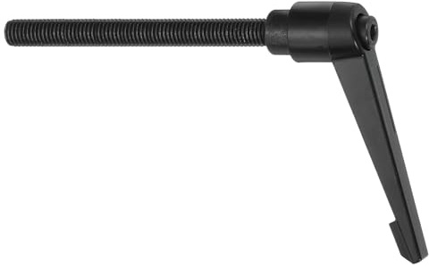QUARKZMAN 1 Stück Klemmhebel Griff, M10*100 Verstellbarer Maschinengriffe, Männliches Gewinde DruckknopfKlemmschraube Knöpfe Kohlenstoffstahl für Werkzeugmaschinen Geräte