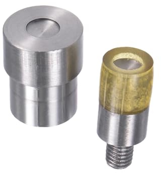 Sarini Double Cap Rivets Setting Mould Punch Dies Fasteners Tool Set for Heavy Duty Hand Press Machine Grommet