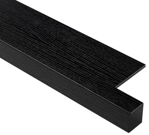XILYZMO sur Mesure Appui Fenêtre PVC, Balcon Revêtement Rebord Fenêtre Finition, Nettoyage Facile Rebord Fenêtre Panneau Remplacement, Épaisseur 8 Mm PVC Rebord Revêtement
