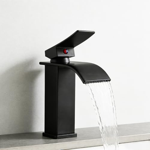 oupados Rubinetto Bagno Miscelatore Lavabo Rubinetto Lavabo Cascata Con 2 Tubi Dell'acqua da 60 cm e un Tubo Filettato per Bagno,Cucina,Giardino | Ferramenta Rubinetto Freddo e Caldo con Raccordo Filettato e Tubi Acqua per Bagno,Cucina