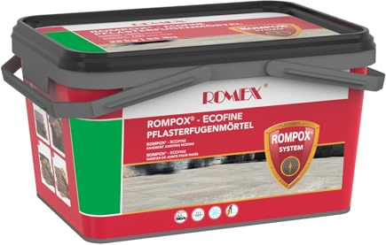 25 kg – 1 K malta per fughe strette a partire da 3 mm – permeabile all'acqua, resistente alle erbacce, resistente al gelo, per terrazze marciapiedi (beige)
