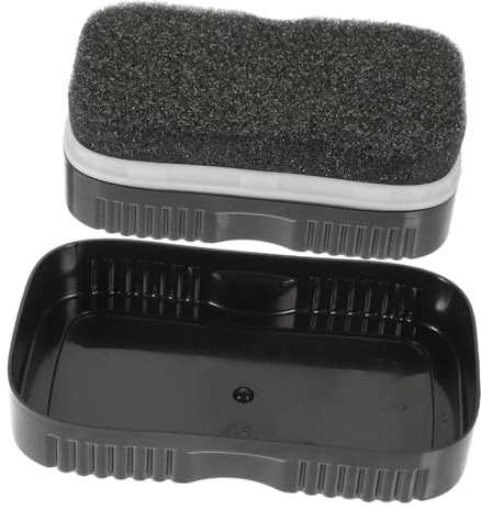 Brosse à Chaussures en Éponge Double Face 1 Paire Haute Densité