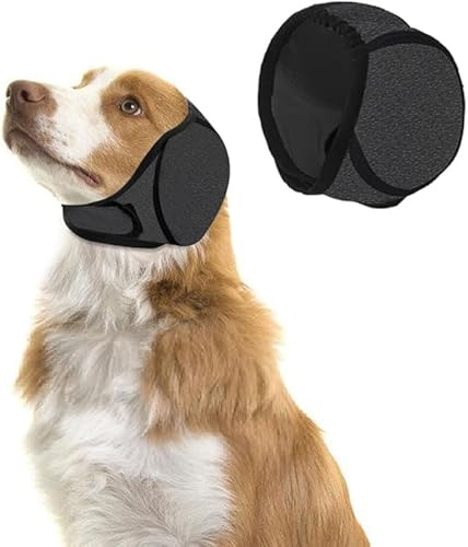 2 PCS Hund Schwimmkappen Verstellbar Hunde Ohrschützer zum Schwimmen, Wasserdicht Badekappe für kleine, Mittelgroße und große Hunde, Welpen Haustier Schwimmzubehör (Grey 1PCS, L)