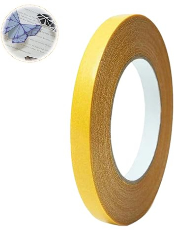 QYHON Doppelseitiges Stoffband stark Saumband selbstklebend 2/4 x33ft | Starkes PE Gewebeband, Extra Haftkraft, Saumband Ohne Nähen, Für Kleidung, Hosen, Vorhänge, Teppiche & DIY Handwerk