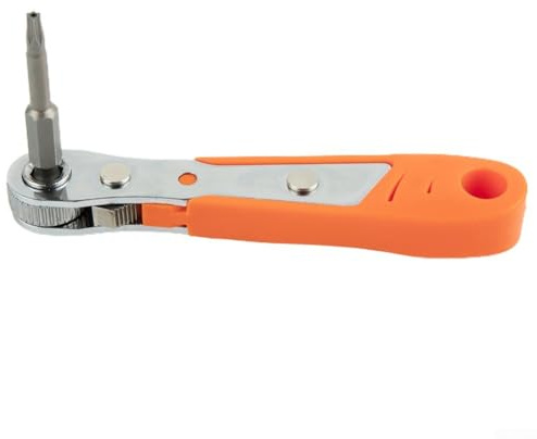 Jonikuper Ratschenschlüssel-Schraubendreher-Set mit 12 magnetischen Torx-Bits für T5-T40, 1/4-Zoll-Sechskantschaft, Chrom-Vanadium-Legierungsstahl, für Haushaltsgeräte und (SKU)