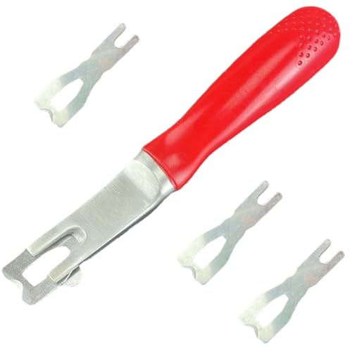Skiving Knife Steel Flooring Tool with 3 Replacement Blades, Non-Slip Handle Carpet Cutter, Vinyl and PVC Flooring Cutting, Carpet Trimmer, Welding Cutting Tool