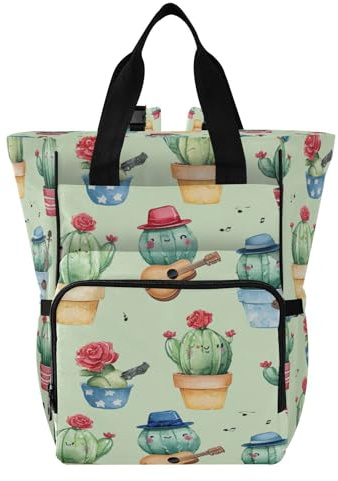 Ttgoth Sac à dos à langer imperméable avec porte-biberons isothermes, sac à dos de voyage multi-poches avec sangles de poussette pour maman et papa