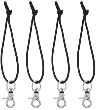 HOLIDYOYO 4 Correas de Snowboard con Clip de Langosta - Correas de fijación de esquí de Invierno de Nailon para Sujetar Botas de Snowboard - Circunferencia de Bucle de 16'', Longitud de