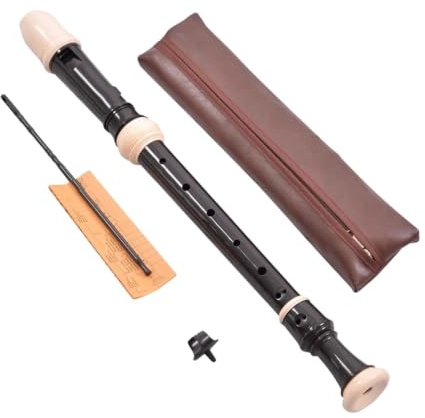 Blockflöjt För Nybörjare Blockflöjt 8 Håls Professional B Typ F Nyckel Alt Nybörjarvänligt Instrument(F2)