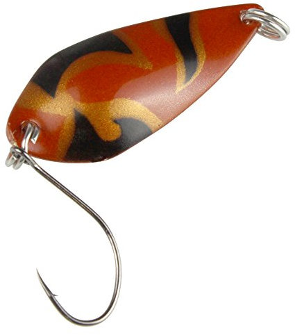 Fishing Tackle Max Spoon Rock Blinker 4, 2g - Löffelblinker zum Spinnfischen, Forellenblinker, Forellenköder, Blinker zum Forellenangeln, Farbe:Camouflage/UV orange 0, bunt, normal