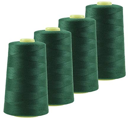 4 x 4572m Qualitäts Overlock-Garn Oeko-Tex Overlock Nähgarn Farben 621-660