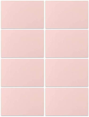 ANCLLO 8 Stück rosa Gummiblöcke für Stempel, weiches Gummi, Handwerk und Anfänger, professionelle Bastelarbeiten
