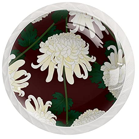 Set di 12 pomelli rotondi per cassettiera, armadietto, armadio, con viti, decorazione per casa, ufficio, cameretta dei bambini