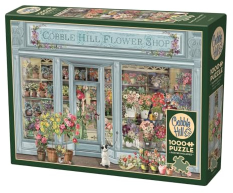 Cobble Hill Puzzle 1000 pièces Fleurs Parisiennes Poster échantillon inclus