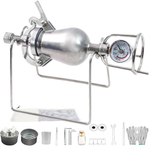 TAHALI Máquina Tradicional de Palomitas de maíz Antigua, máquina para Hacer Palomitas de maíz de Alta presión, Mini máquina Profesional de Palomitas de maíz,380ml