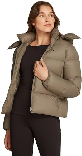 Calvin Klein Damen Mw Down Short Puffer J20j223571 Gerade