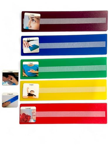 Smile4autism Large 2.5x10 ¼” Tools Perfect to Keep Your Loose Visual Picture Cards Organized. Autism, ABA, ADHD, Language & Apraxia Aspergers