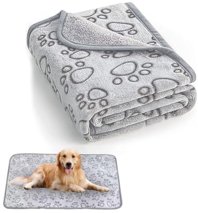 1 Pcs Dog Blankets, Washable Puppy Blankets, Soft Pet Blankets for Small Medium Dogs and Cats, Kitten Cat Blankets Pet Cover Blankets for Sofas, Beds, Car Seat Flannel Dog Throw Blankets, 41x30