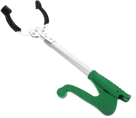 Greifwerkzeug 40cm aus Aluminiumlegierung für Mobilitätshilfe | Abfallgreifer Abfallzange, für Flaschen und Zigaretten, Park und Zuhause