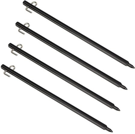 Zelthering aus Aluminiumlegierung, Erdnägel für Camping, Felsboden, Bodenanker, Zelt-Zubehör für Outdoor-Camping, Zelthering