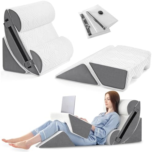 Dorifine Juego de 6 almohadas ergonómicas de espuma viscoelástica