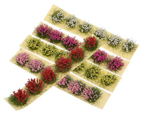 HANABASS 5ensembles Miniatures Soi-même Composition Miniature pour Maison De Poupée Ornement De Plante Artificielle Décor De Table