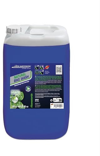 Holmenkol Natural Bike Wash Fahrradreiniger 15L - Biologisch abbaubares Reinigungsmittel für alle Fahrradtypen, Löst kraftvoll und schonend jeden Schmutz von Oberflächen und Rahmenmaterialien