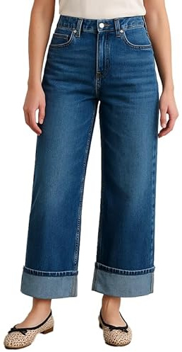UC Ex High Street Brand Straight Leg Jeans for Women UK, Ladies Trousers Stretch Denim Womens Jeans High Waisted