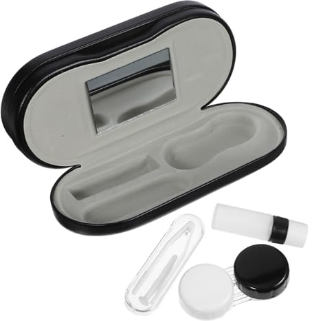 VALICLUD Estuche para Gafas De Caja Portátil para Lentes Organizador para Guardar Lentes De Maquillaje para Viajes y Uso Diario
