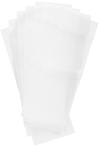 TOYZFRIENDY 50 Hojas de Papel para Teñir el Cabello Blanco, Aislamiento Durante la Coloración, Permite Observar el Proceso de Color, Herramienta Profesional para Peluquería
