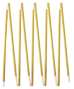 RUHTEUO Zeltstangen (2 Teile/para) Zeltstangen Campingzelt DIY Ersetzen Legierung Zeltstange 8,5mm 9, 11mm(D8.5mm L3.6m)