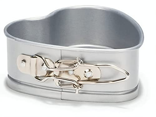 PATISSE Silver Top Mini Herz Springform - Kuchenform aus Stahl - 12cm