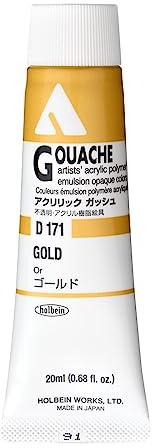 Holbein Acryla Gouache Gold (C) 20ml