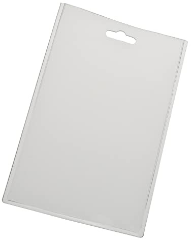 EUROPEL Ausweishalter & Blanko-Karteneinlagen, Geschlossen, Transparent (24er Pack) | Vertikaler Kartenhalter für Schule, Büro & Veranstaltungen | 60 x 90 mm, 121292