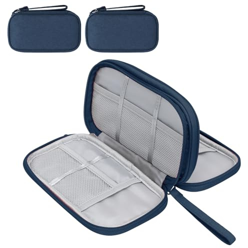 Skycase 2 Stück Kabeltasche Organizer,Reise Travel Gadgets,Travel Essentials Tech Pouch Bag,Kabel Organizer Tasche Klein für Kabel Powerbank Elektronische Accessoires Kabeltaschen