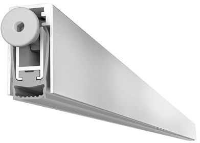 Gedotec automatische Türbodendichtung DROP MAXI | 1 Stück absenkbare Türdichtung 15 x 30 mm L: 730 mm – kürzbar | zum Einnuten, Feuerschutz & Schallschutz | selbstsenkend & luftdicht | für Zimmertüren