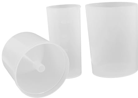 CORHAD Pluviomètre Échelle 1 Set en Abs Blanc, Lecture Facile