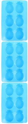SEWACC 3stücke Silikon Seifenform Ananas-form Handgemachte Seifenform Für Lebensmittelechtes Silikon Für Seifen Kerzen Und Desserts Für Kreative Bastelprojekte