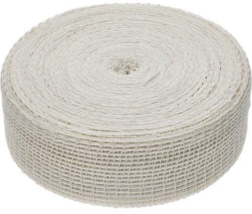 BROWIN® | Schinkennetz weiß | Flexibles Fleischnetz Schinkennetz auf Rolle Bratnetz | 12,5 cm x 50 m bis 220°C | Ideal für Fleisch, Wurstwaren | Ideal für hausgemachte Produkte | Gewebe, weiß