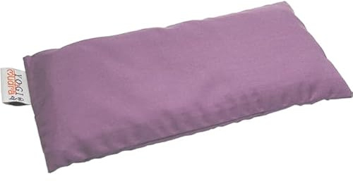 Entspannungs-Augenkissen mit Bio-Leinsamen- und Lavendelfüllung – Weicher Baumwollbezug, Aromatherapie für Yoga, Meditation & Tiefenentspannung (mit Lavendel, Violet)