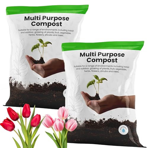 100 Litre Multi Purpose Specially Formulated Nutrient Rich Potting Compost For Healthy Growth Potting Soil For Flowers, Vegetables & Plants Large Pack